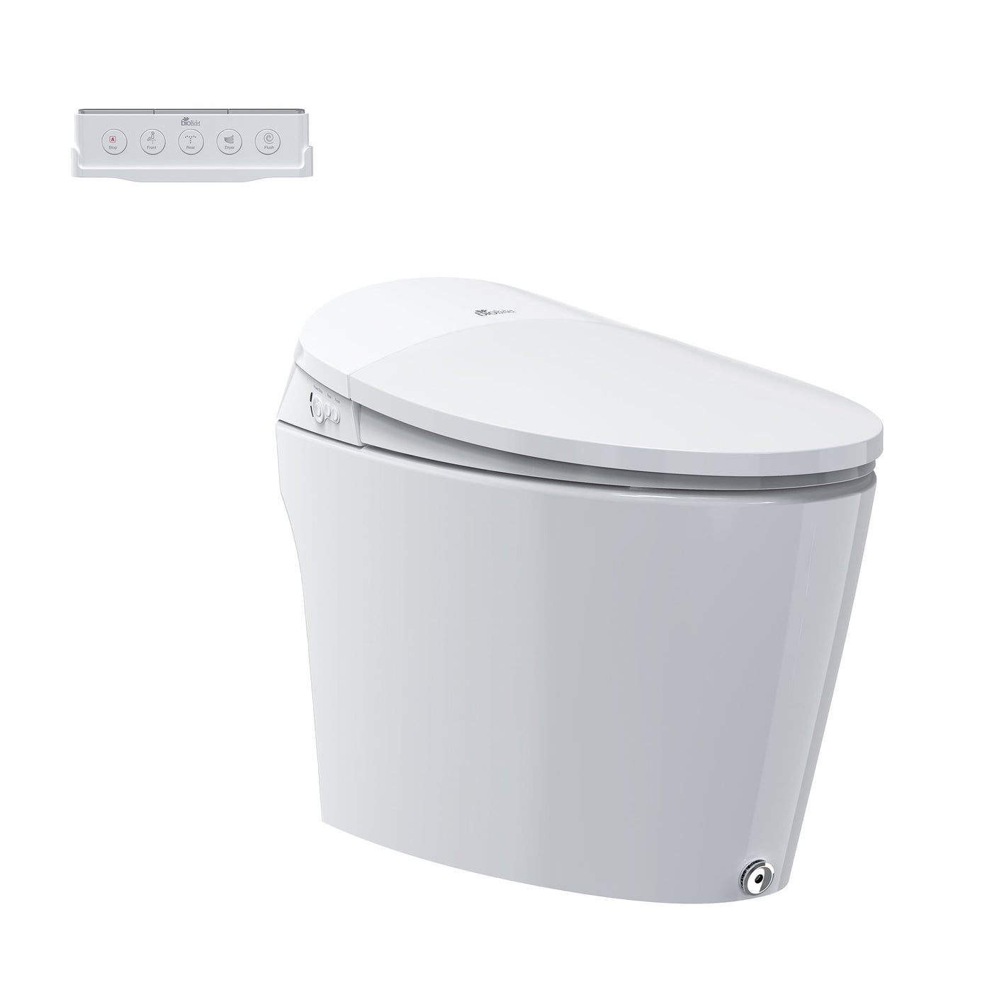Bio Bidet Discovery DLX Integrated Smart Bidet Toilet Elongated White