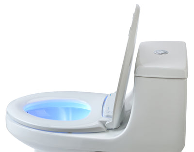 Brondell LumaWarm Heated Nightlight Toilet Seat Round White L60-RW